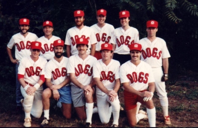 Jim Freeland's softball team