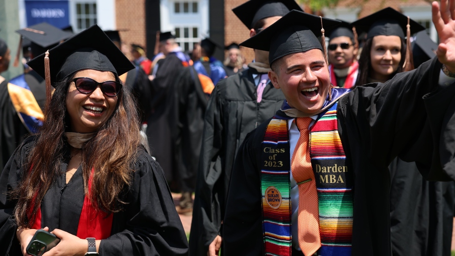 UVA Darden Celebrates Class of 2023, Reports Strong Early Career