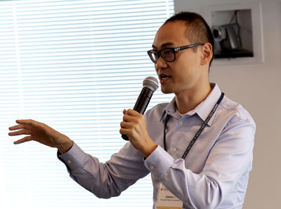 Jiasun Li addresses blockchain conference
