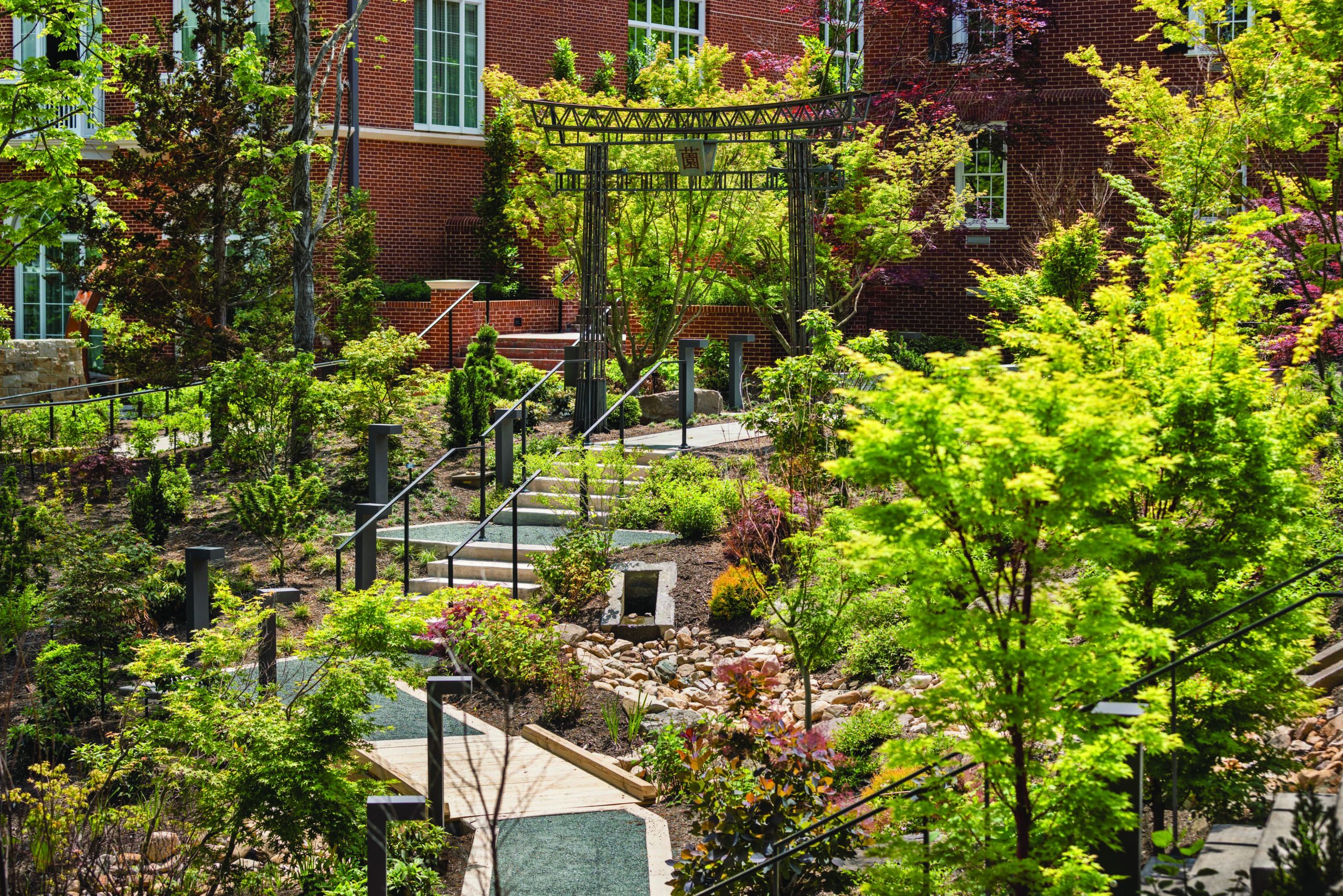 A photo of the Japanese Garden.